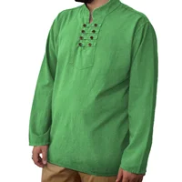 پیراهن مردانه ۸ دکمه سبز روشن
